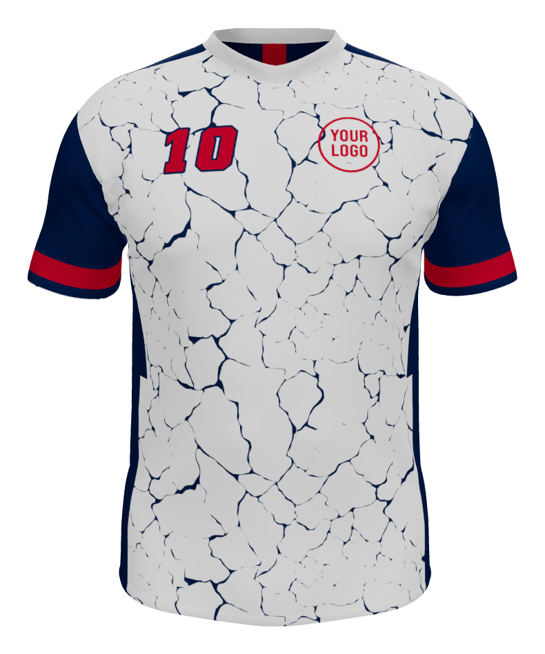 Pregame V-Neck Male SS Jersey, design 21
